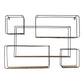 Extra Large Rectangular Metal Wall Shelf