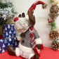 Sitting Reindeer With Knitted Coat