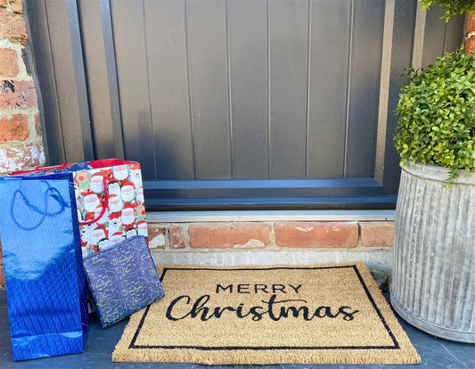 Merry Christmas Doormat 60x40cm