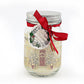 Christmas Traditional Home Candle Jar Gold & Cream