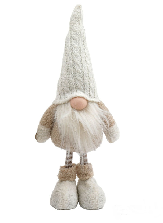 Standing Gonk With White Knitted Hat