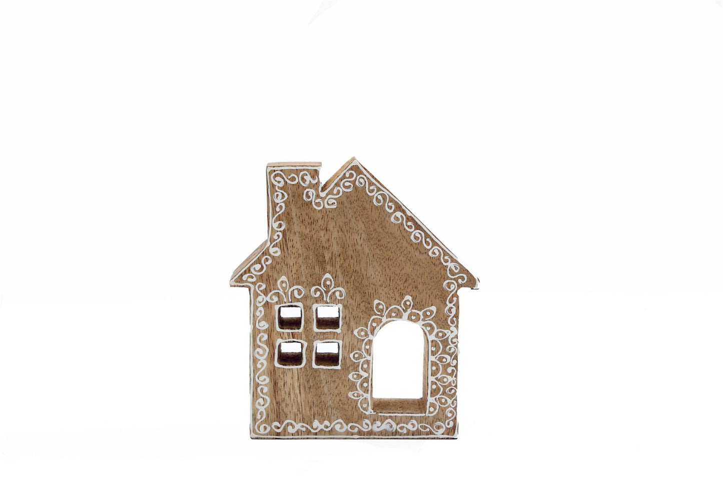 Wooden Gingerbread House