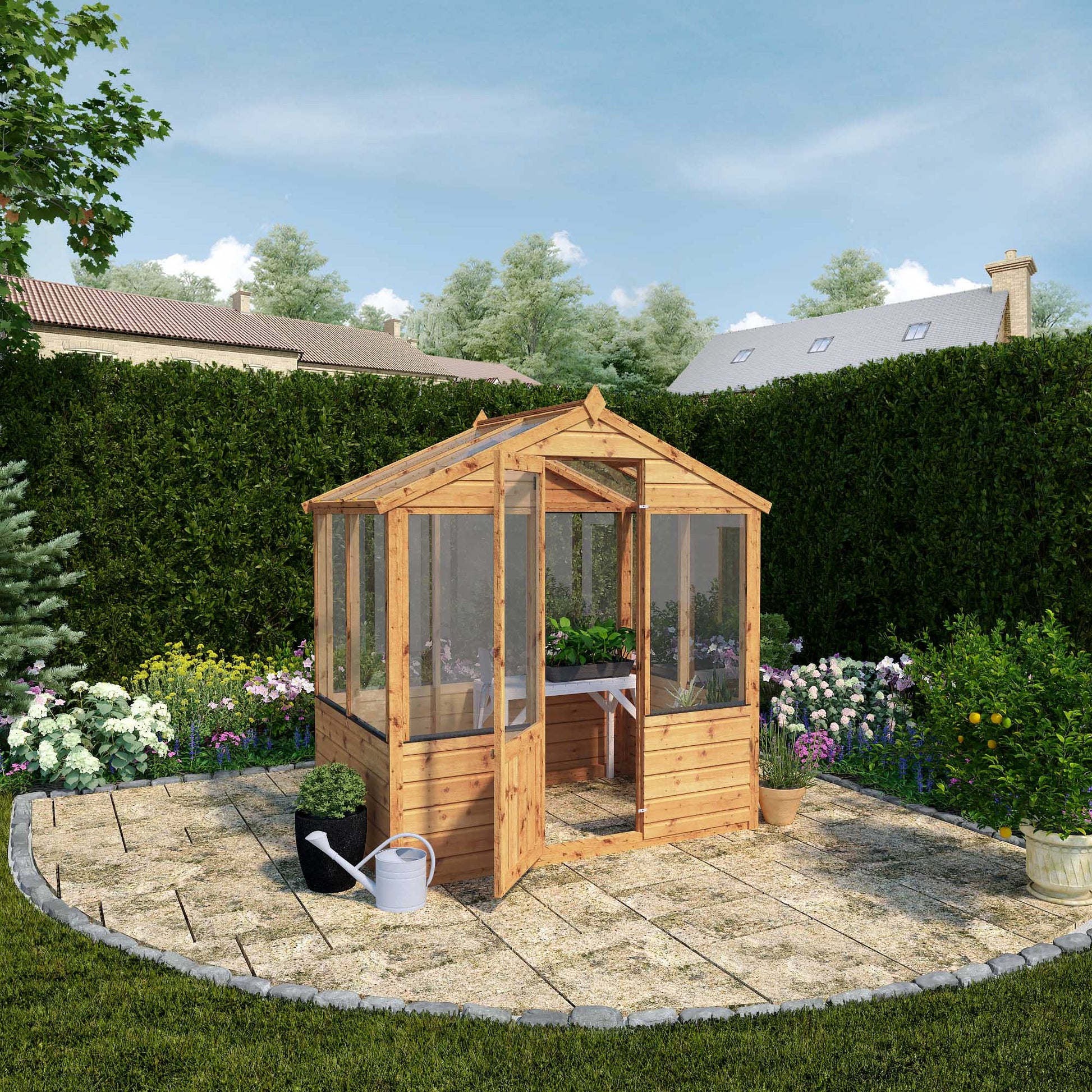 Traditional Wooden Greenhouse from Mercia