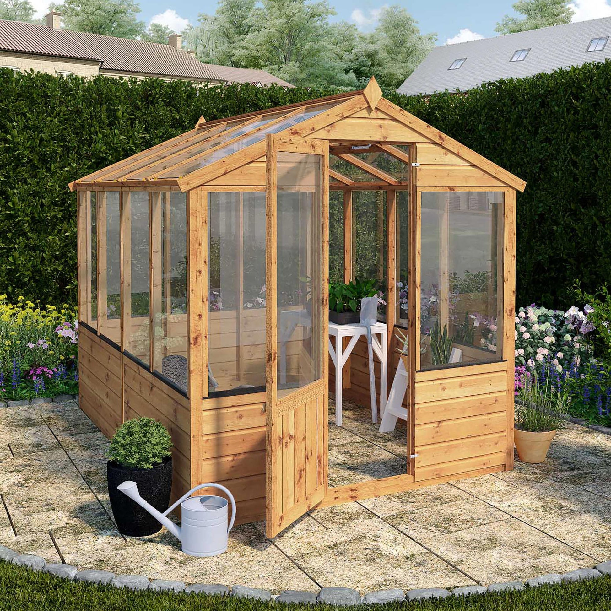 Traditional Wooden Greenhouse from Mercia