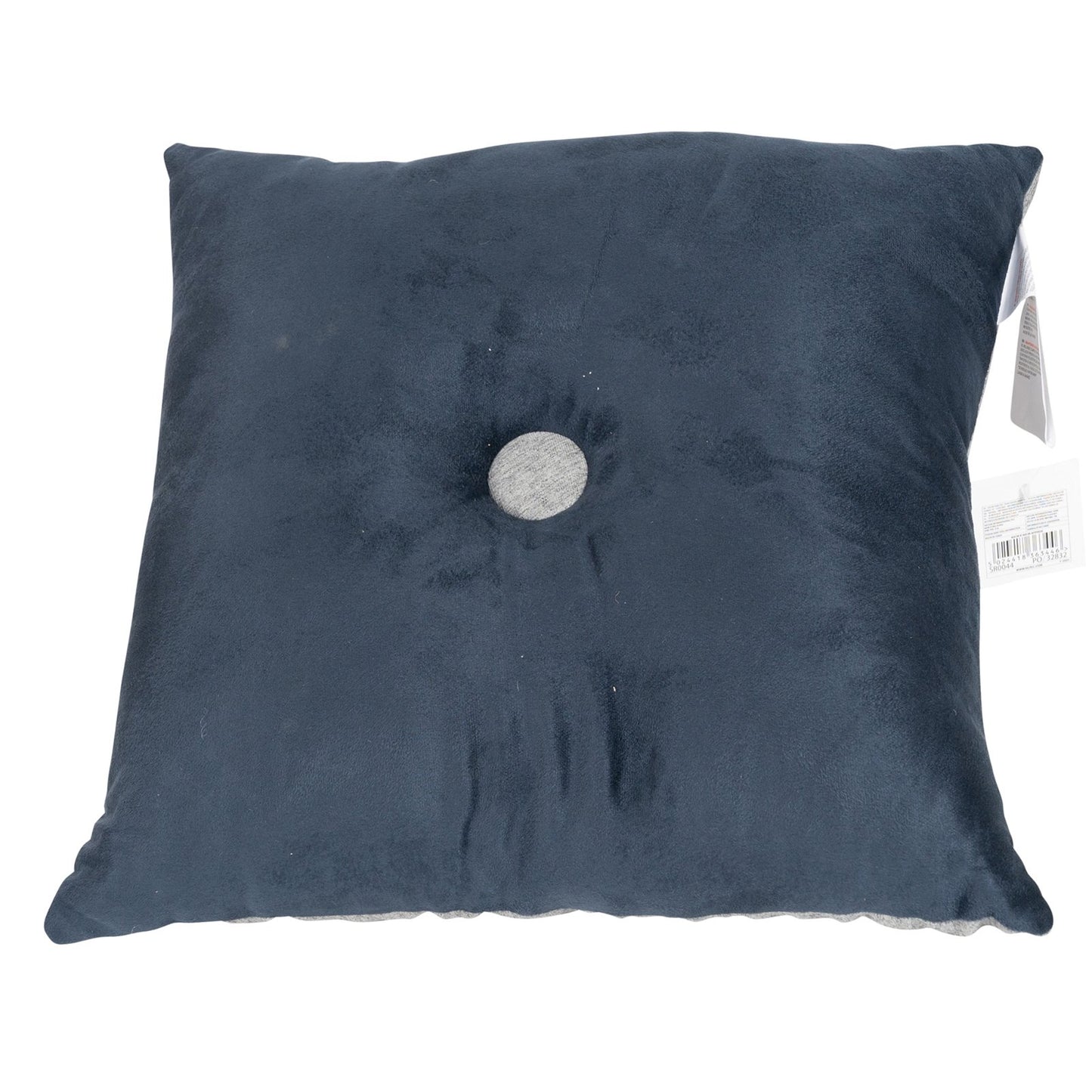 Double Sided Square Scatter Cushion Dark Blue 36cm