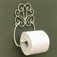 Cream Scroll Wall Mounted Toilet Roll Holder