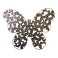 Large Silver Metal Butterfly Design Wall Decor