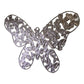 Small Silver Metal Butterfly Design Wall Decor