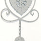 Grey Heart Hanging Decorative Bell