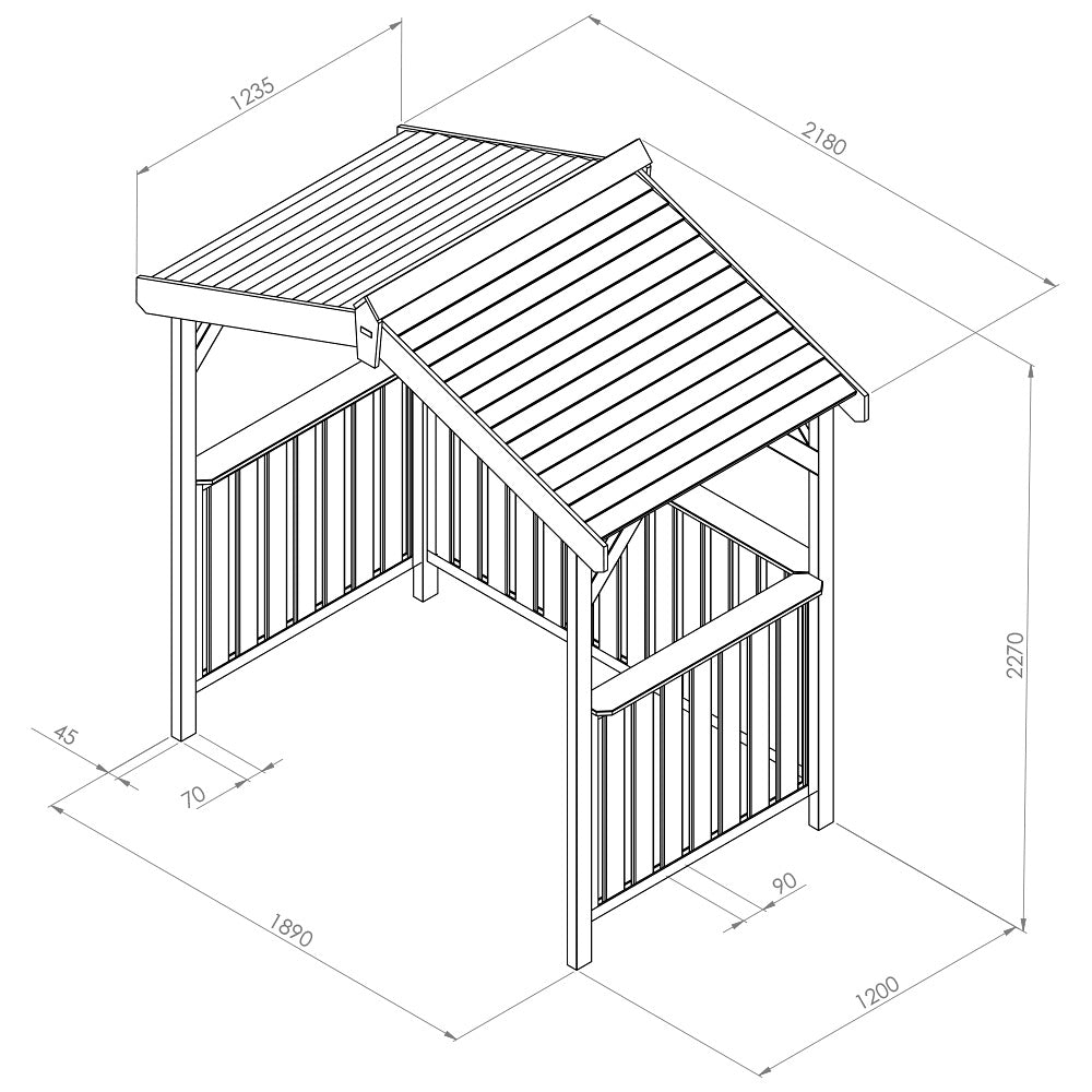 Ashton Bbq Shelter