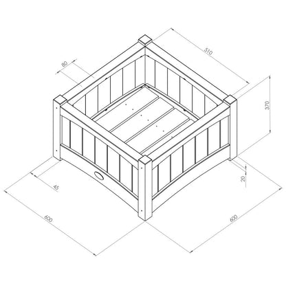 Chelsea Square Planter