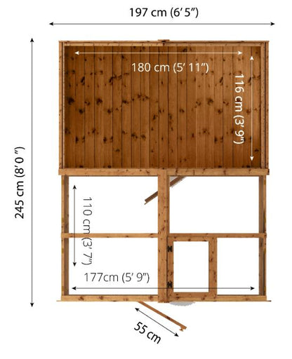 Combination Greenhouse & Shed from Mercia