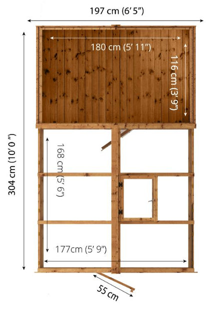 Combination Greenhouse & Shed from Mercia