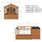 Combination Greenhouse & Shed from Mercia