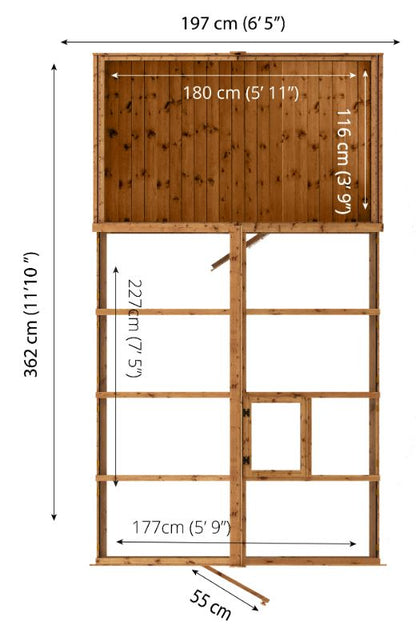 Combination Greenhouse & Shed from Mercia