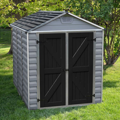 Palram Skylight Grey Apex Shed
