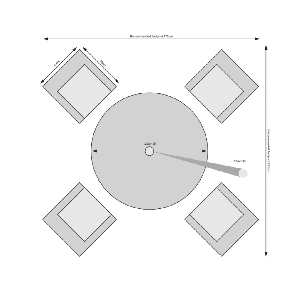 Chester - 4 Seater Set