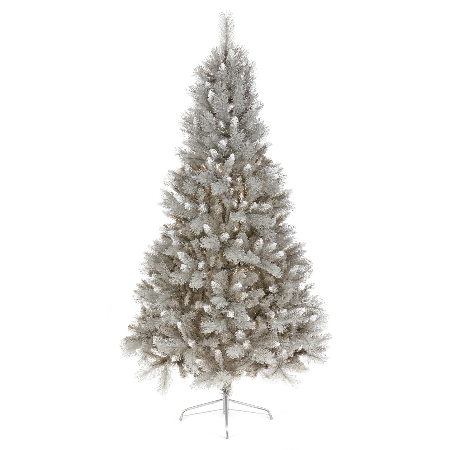 8ft m Silver Tipped Fir Grey Artificial Christmas Tree